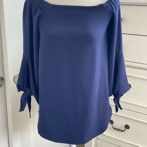 Beautiful navy top! Worn once!